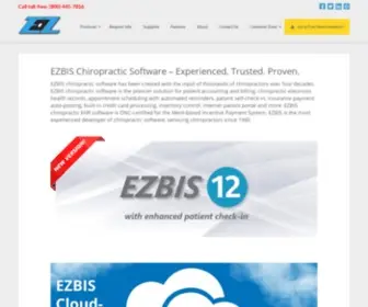 Ezbis.com(Chiropractic Software by EZBIS) Screenshot