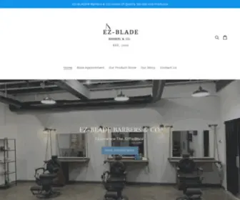 Ezbladebarbersandco.com(Our barbershop) Screenshot