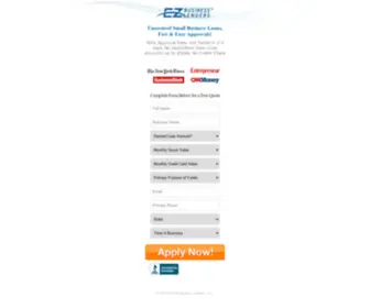 Ezbusinesslenders.com(EZ Business Lenders) Screenshot