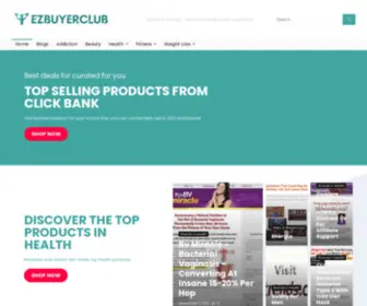 Ezbuyerclub.com("Health is Wealth" "More Shopping) Screenshot