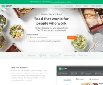 Ezcater.com(Catering Services) Screenshot