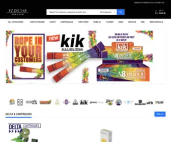 Ezcbdwholesale.com(Shop Delta Products) Screenshot