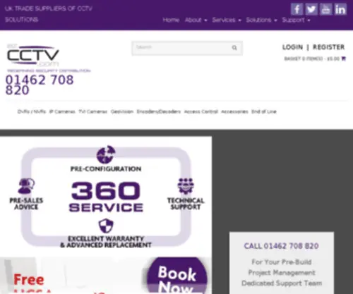 Ezcctvonline.com(EzCCTV Online Digital & IP CCTV Distributor to Trade) Screenshot