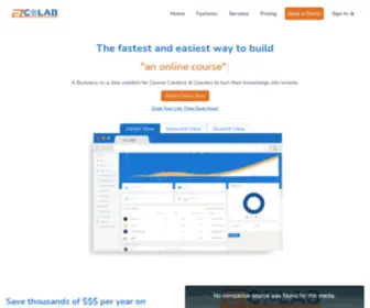 Ezcolab.com(Launch your online course & coaching in 7 days with EZ Colab) Screenshot