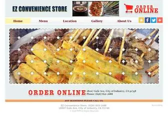 EzconvenienceStore.com(EZ Convenience Store) Screenshot