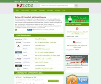 Ezcouponsearch.com(Online Promo Code) Screenshot