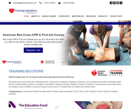 EZCPR.com(Training Solutions) Screenshot