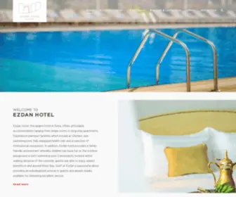 Ezdanhotels.qa(Ezdan Hotel and Suites) Screenshot