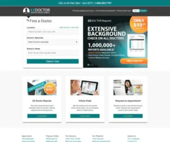 Ezdoctor.com(Find A Doctor) Screenshot