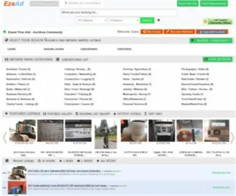 Ezead.com(EzeAd Buy Sell Trade from Auctions & Classified Ads in USA) Screenshot