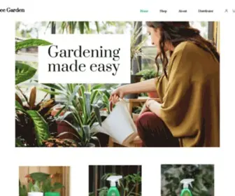 Ezeegarden.com(Make Gardening easy) Screenshot