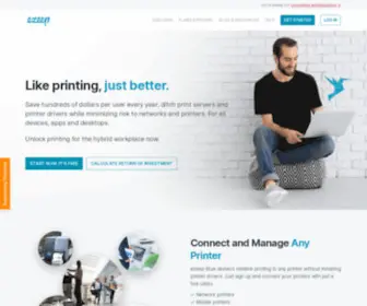 Ezeep.com(Discover the benefits of cloud printing) Screenshot