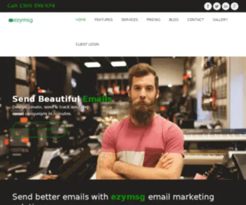 Ezemsgs.com(Australian Email Marketing Companies) Screenshot