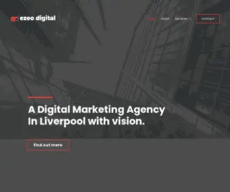 Ezeodigital.com(A Digital Marketing Agency in Liverpool) Screenshot