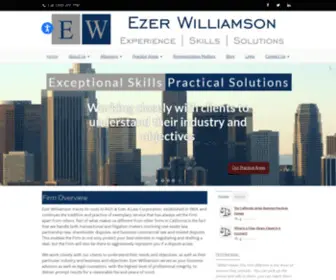 Ezerwilliamsonlaw.com(Ezer Williamson Law) Screenshot