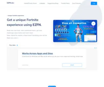 EZFN.dev(Connection timed out) Screenshot