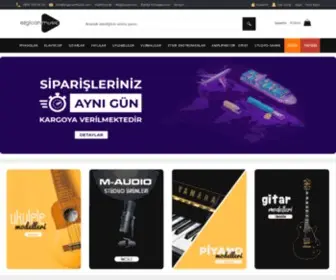 Ezgicanmuzik.com(Türkiye’nin en kapsamlı müzik mağazası ve sanat merkezi) Screenshot