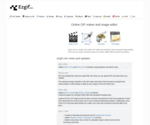 Ezgif.com(Free online animated GIF editor) Screenshot