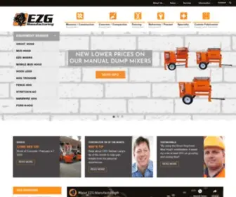 EZGMFG.com(EZG Manufacturing) Screenshot