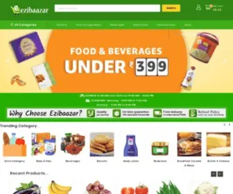 Ezibaazar.com(Your Online Grocery Store) Screenshot