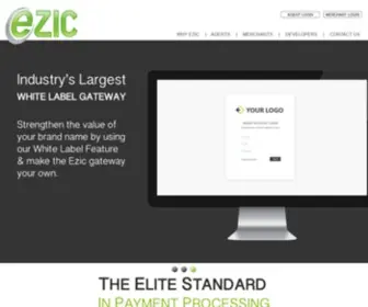 Ezic.com(The Elite Standard in Payment Processing) Screenshot