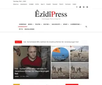 Ezidipress.com(ÊzîdîPress) Screenshot