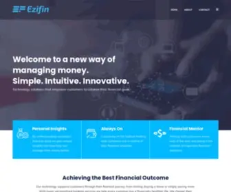 Ezifin.com(Fintech that empowers customers to achieve their financial goals) Screenshot