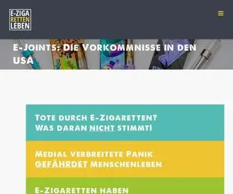 Ezigarettenleben.de(E-zigaretten) Screenshot