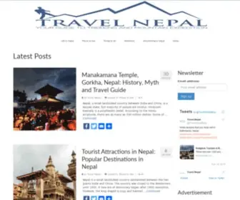 Ezinenepal.com(Visit Nepal 2020) Screenshot