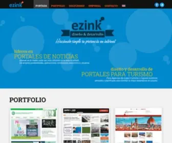 Ezink.com(Diseño y desarrollo web) Screenshot