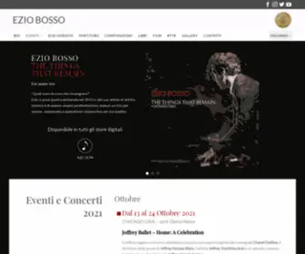 Eziobosso.com(Ezio Bosso) Screenshot