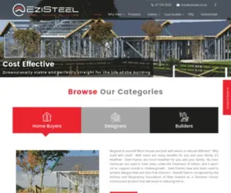 Ezisteel.co.nz(Ezi Steel) Screenshot