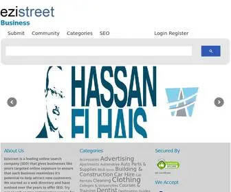 Ezistreet.com(Web directory) Screenshot