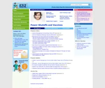 Eziz.org(California Vaccines for Children (VFC)) Screenshot