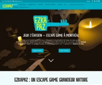 Ezkapaz.com(Escape Game à Montréal) Screenshot