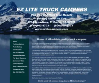 Ezlitecampers.com(Ezlitecampers) Screenshot