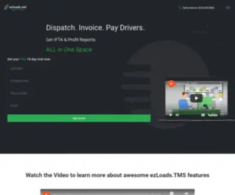 Ezloads.net(Next generation transportation software) Screenshot