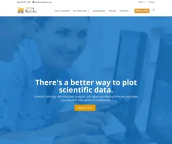 Ezlsoftware.com(Scientific Plotting and Real Time Data Analysis Sotware) Screenshot