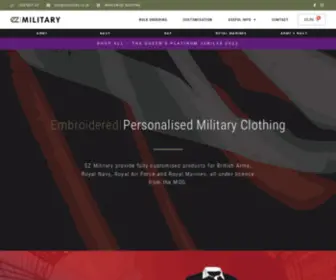 Ezmilitaryclothing.co.uk(EZ Military Clothing) Screenshot