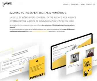 Ezohiko.fr(De la gestion de projet à l'agence de communication à Lyon) Screenshot