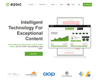 Ezoic.org(Ezoic) Screenshot