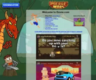 Ezone.com(Free Online Games with Lenny Loosejocks) Screenshot