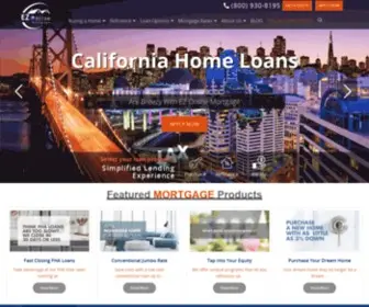 Ezonlinemortgage.com(California Leading Mortgage Company) Screenshot