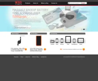 Ezopower.com(Ipad, ipod, iphone battery & charger & cradle) Screenshot