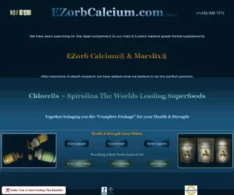 Ezorbcalcium.com(Offical Distributor of EZorb and Marvlix) Screenshot