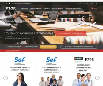 Ezos.es(Formación presencial y online gratuita en Murcia y Castilla y León) Screenshot