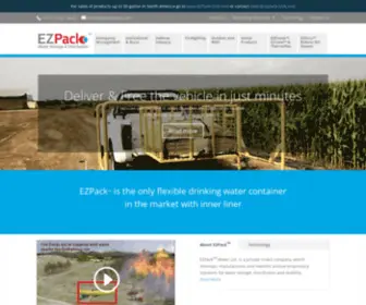 Ezpackwater.com(EZPack Water Ltd) Screenshot