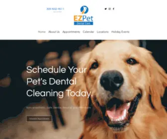 Ezpetdentals.com(EZ Pet Dental Care) Screenshot