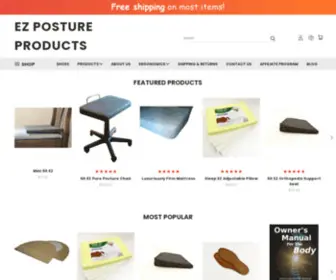 Ezpostureproducts.com(Ez Posture Products) Screenshot