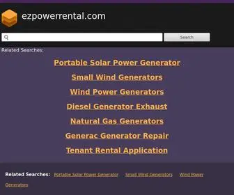 Ezpowerrental.com(ezpowerrental) Screenshot